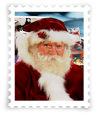 Santa stamp